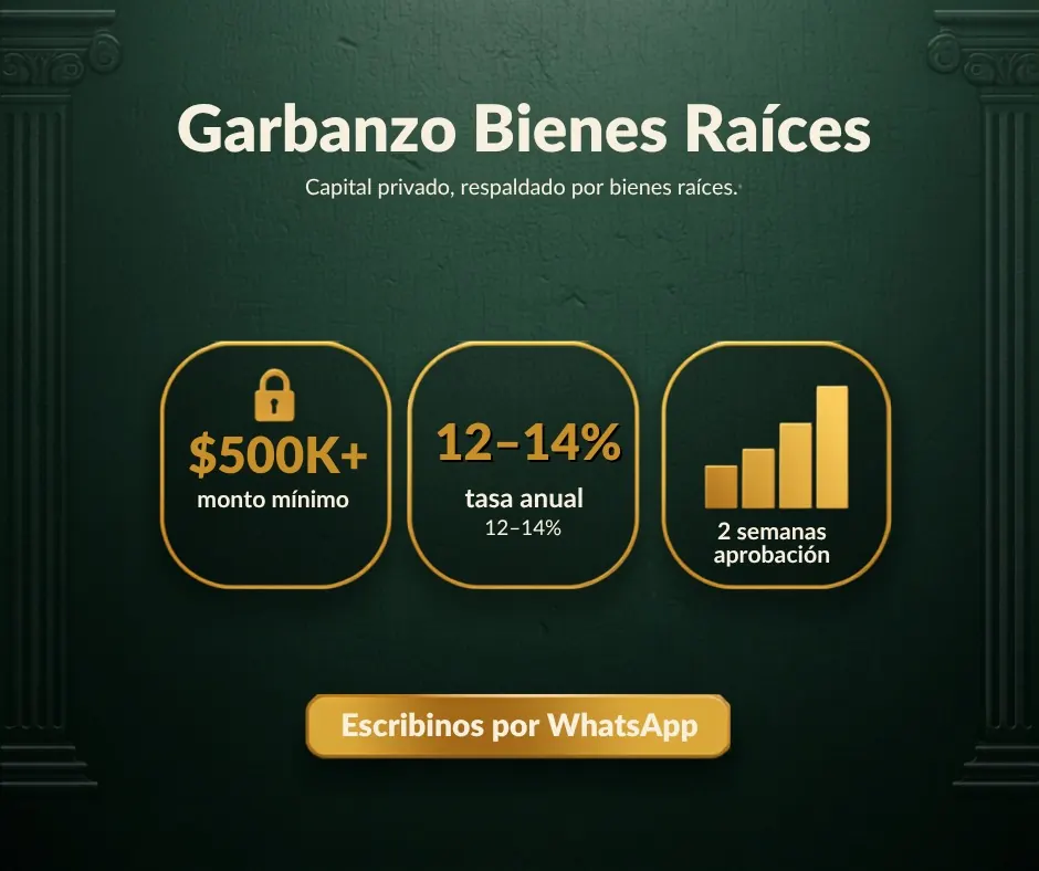 Capital privado con garantía hipotecaria en Costa Rica
